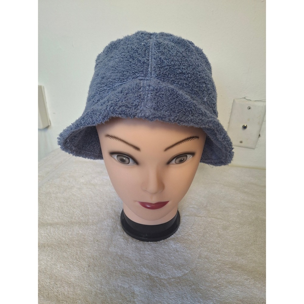 Cap d'Arsene Paris Blue Terry Cloth Bucket Hat Cotton Towel Beach Sun Hat S/M